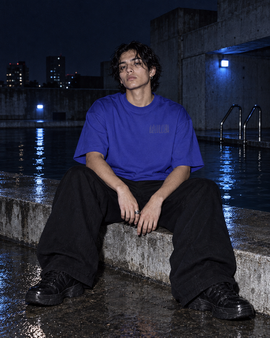 Blue Silence T-Shirt — DELUSSION editorial