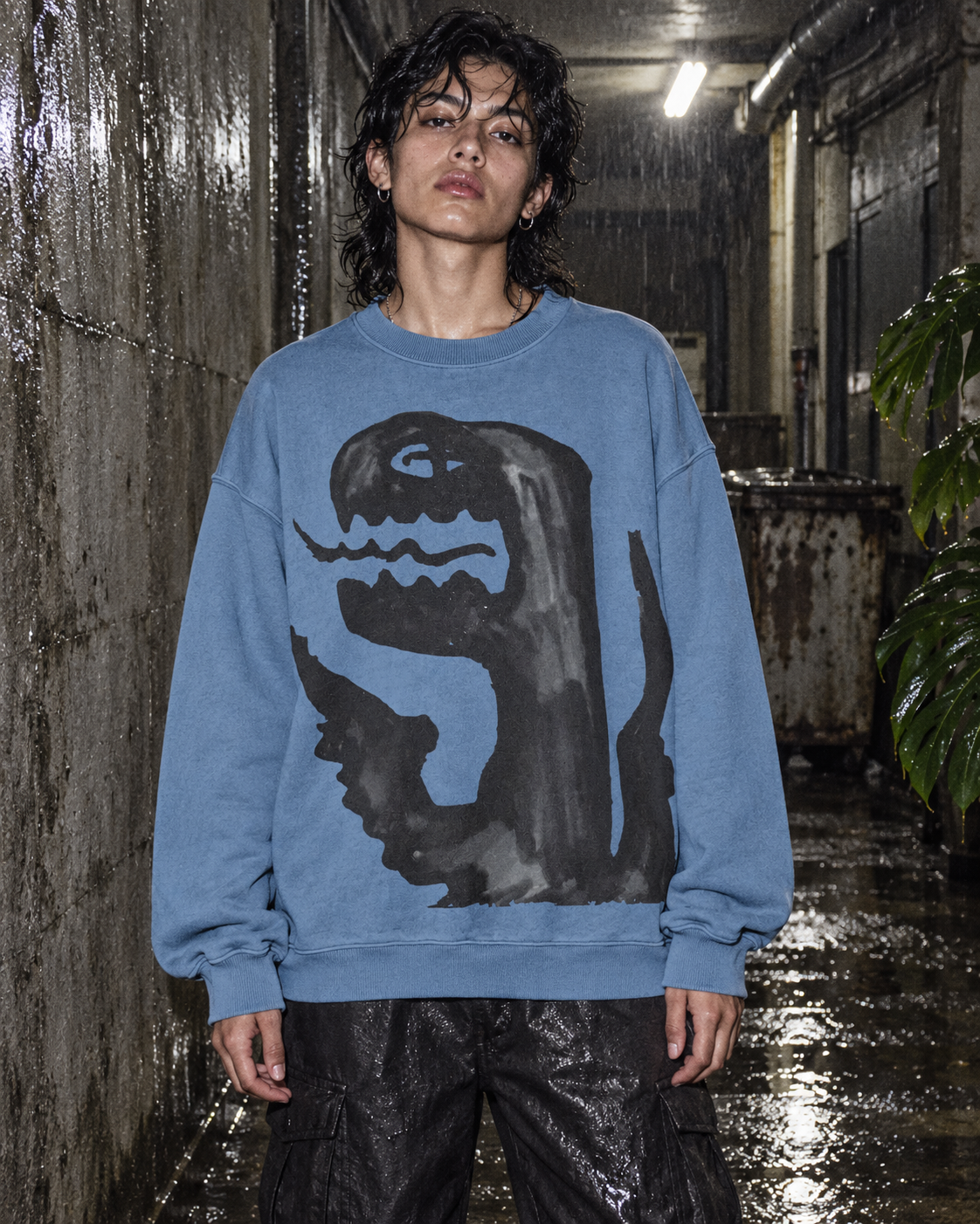Cold Mutation Crewneck — DELUSSION editorial