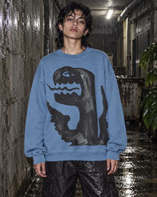 Cold Mutation Crewneck — DELUSSION editorial