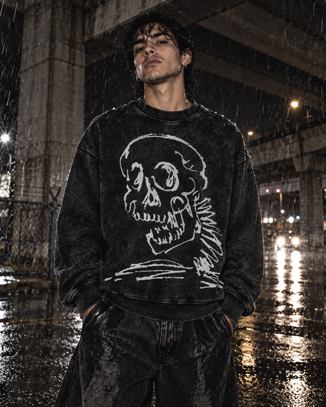 Dead Signal Crewneck — DELUSSION editorial