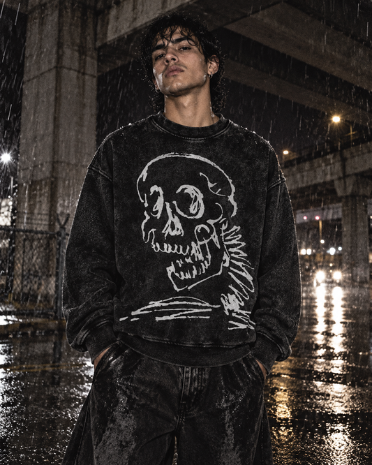 Dead Signal Crewneck — DELUSSION editorial