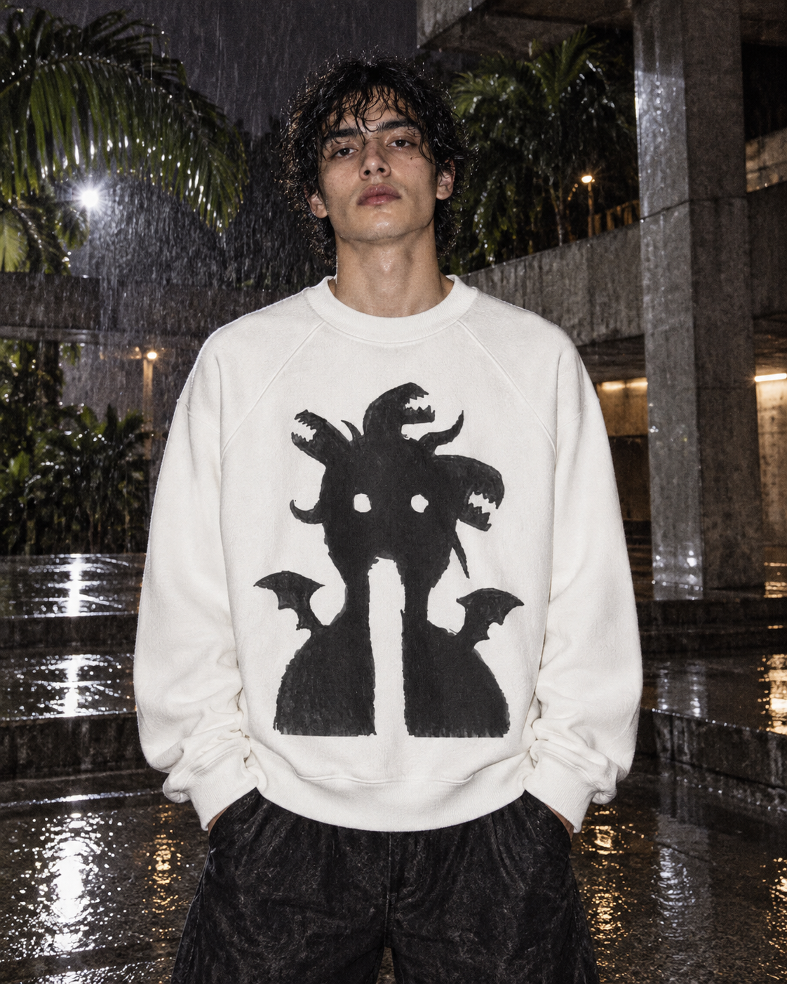Demogorgon Signal Crewneck — DELUSSION editorial