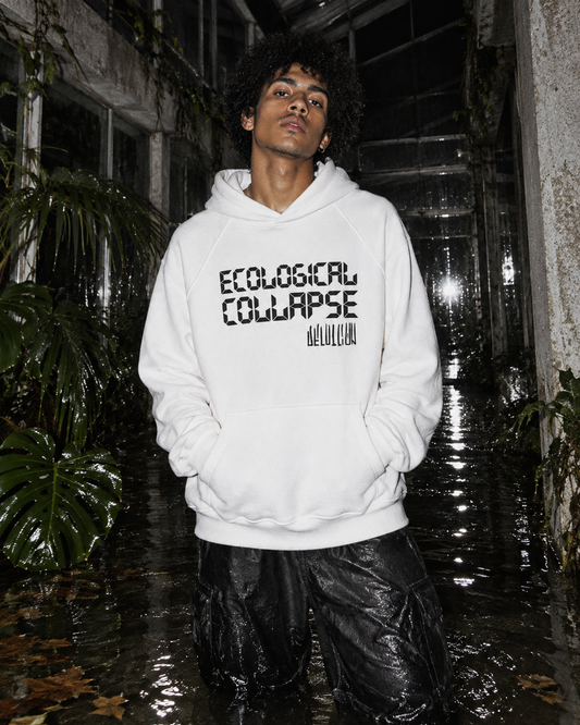 Ecological Collapse Hoodie — DELUSSION editorial