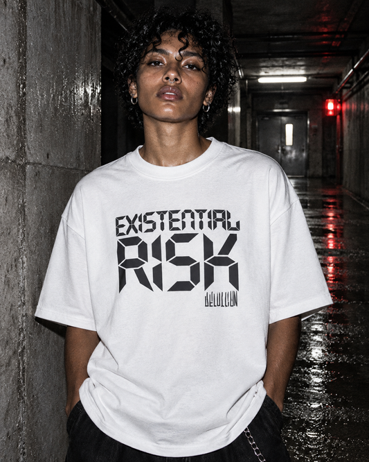 Existential Risk T-Shirt — DELUSSION editorial