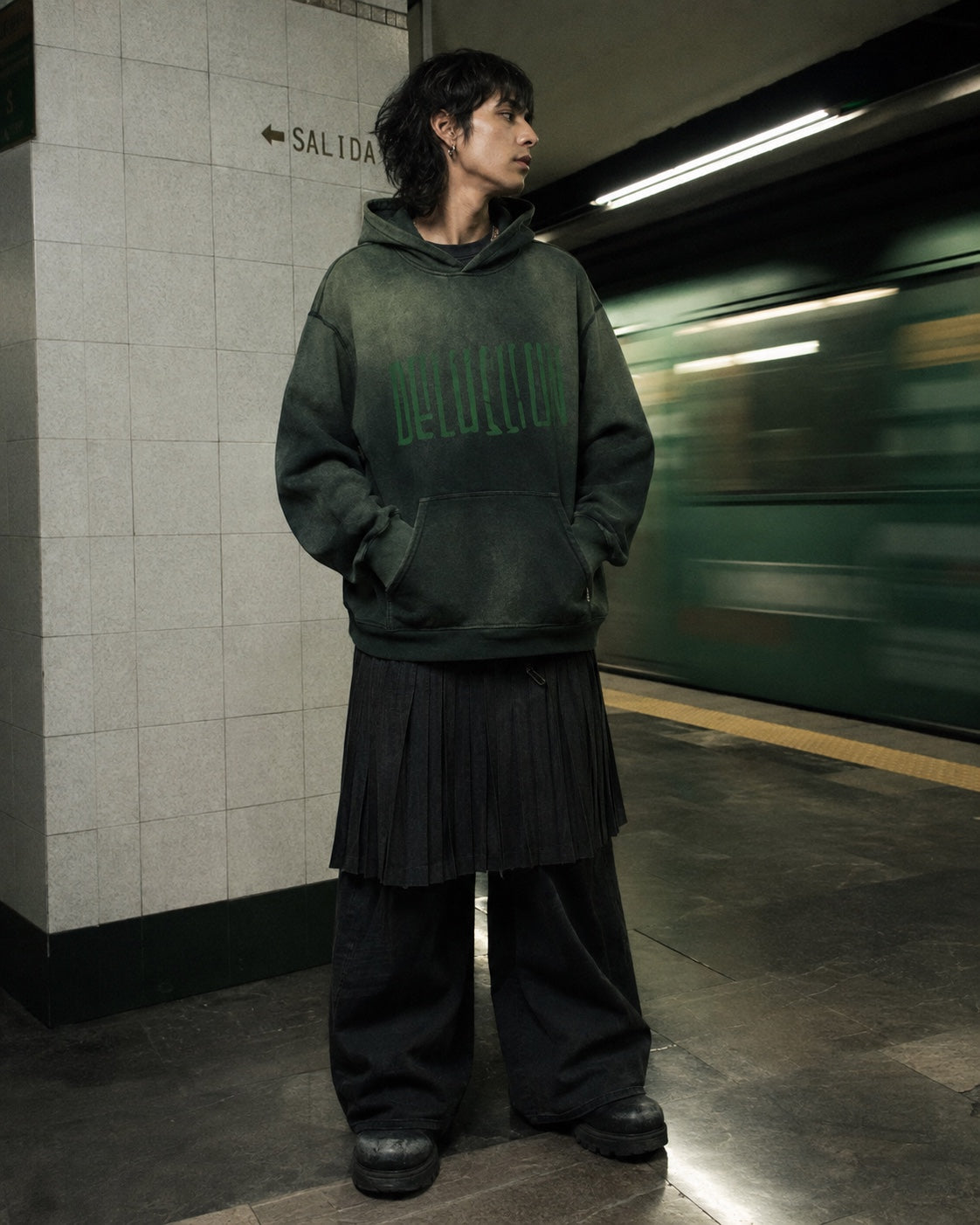 Forest Signal Hoodie — DELUSSION editorial