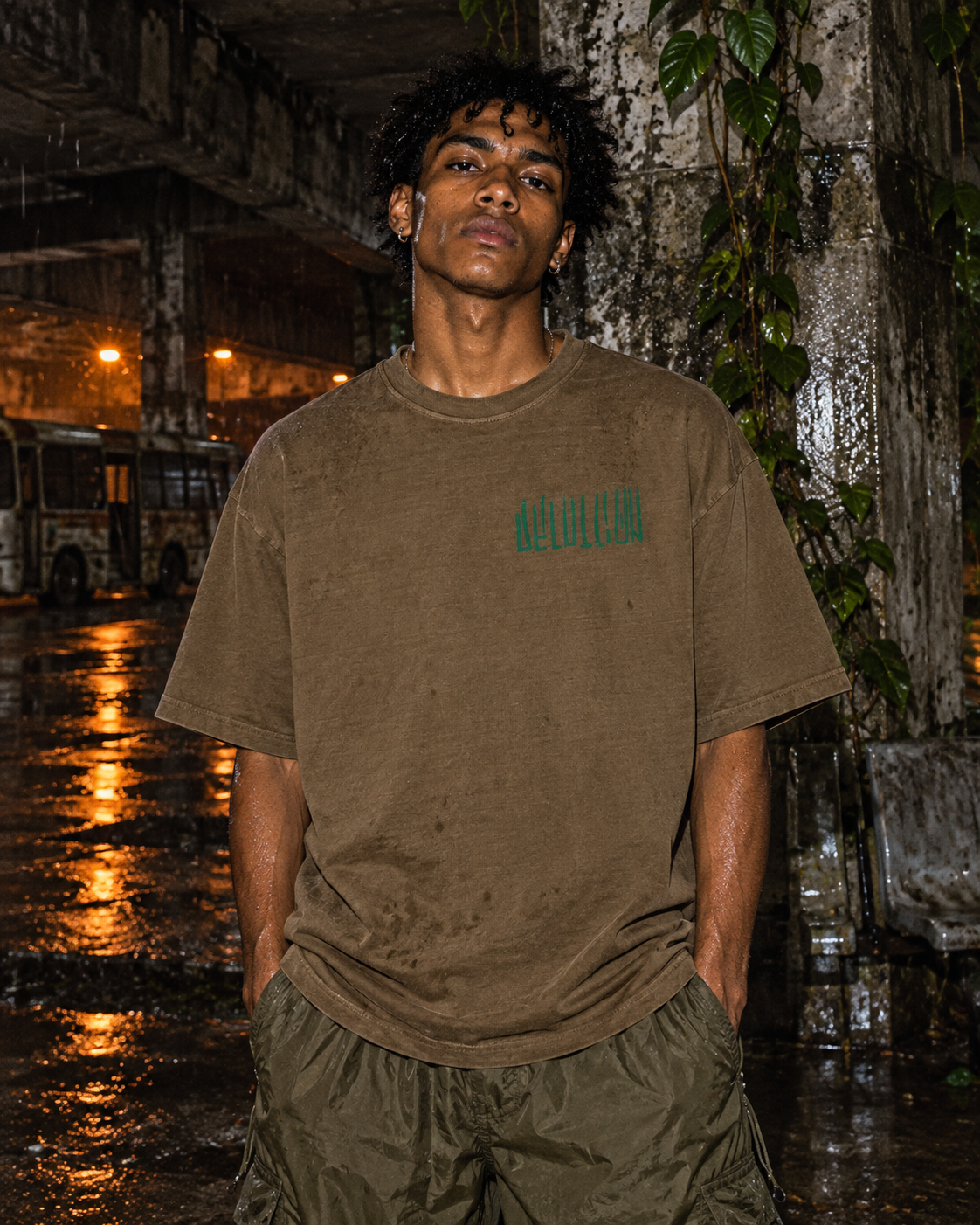 Military Whisper T-Shirt — DELUSSION editorial