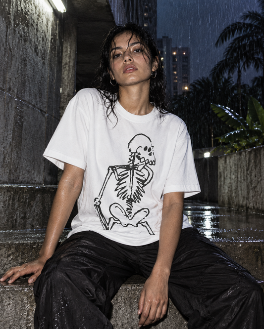 No Exit Skeleton T-Shirt — DELUSSION editorial