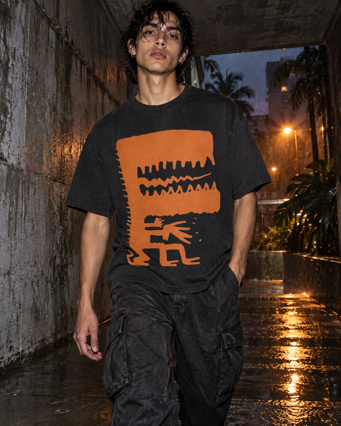 Orange Mutation T-Shirt — DELUSSION editorial