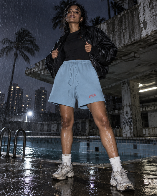 Poolside Collapse Shorts — DELUSSION editorial