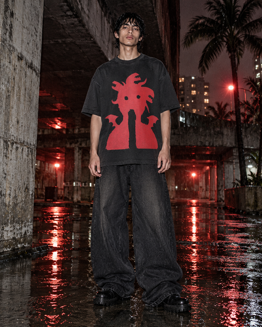 Red Phantom T-Shirt — DELUSSION editorial