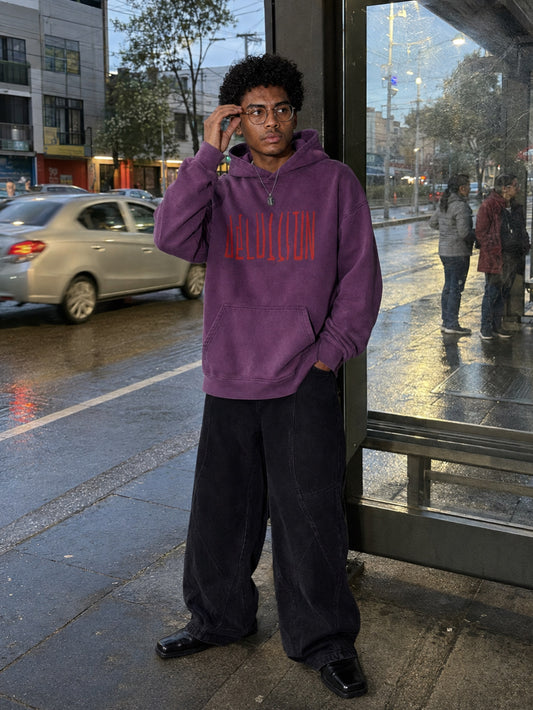 Red Signal Hoodie — DELUSSION editorial