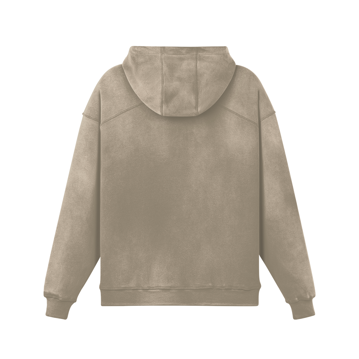 Skull Washed Effect Hoodie